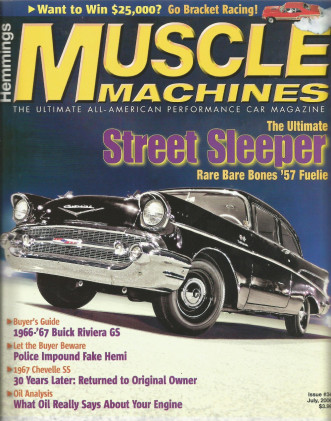 HEMMINGS MUSCLE MACHINES 2006 JULY - TEAM, 57 FI 210